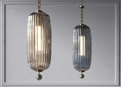 现代吊灯3D模型下载